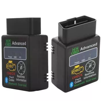 Mini V2.1 HH OBD 2 OBDII Автомобильный Bluetooth диагностический интерфейс сканера