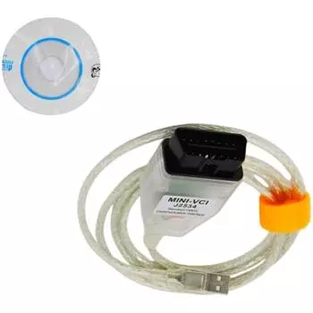 Mini VCI J2534 Tis Car OBD2 Диагностический сканер для Toyota Lexus Scion Honda Nissan 15x3x8cm
