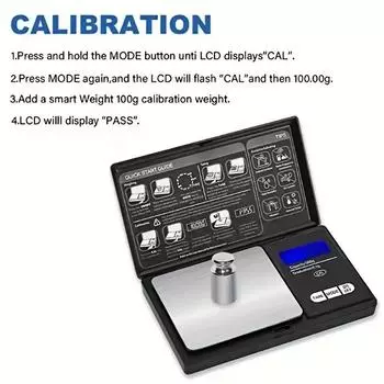 Мини Весы Цифровые Карманные Весы, 500г Х 0,01гцифровые Граммовые Весы, Кухонные Весы, Ювелирные Весы, Черные, Кухонные Весы Без Батарейки
