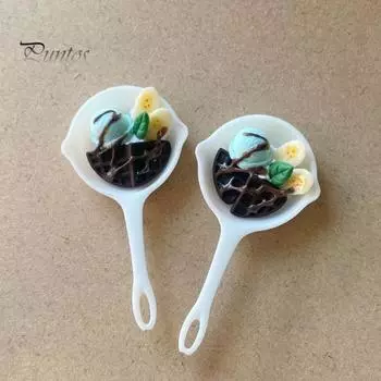 Мини-вафельная модель из смолы, мороженое, шоколад, вафли, миниатюрная модель десерта, мини-игровой домик, принадлежности для детей, масштаб 1/6, 1/8, 1/12, миниатюрный дом и A