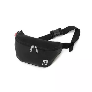 Mini Waist Bag Sweat Nylon [Chums] Men s CH60-3624 Black/Charcoal