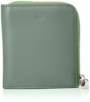 Mini Wallet Mini Wallet L Zipper Bifold Wallet Fumosso 58913 Green [FICO] Men s