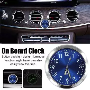 Mini Watch Car Quartz Clock Mini Electronic Clock Waterproof Bicycle Motorcycle Watch Dashboard Clock Auto Car Clock In Car