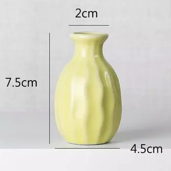 Мини-ваза для цветов, домашняя цветочная композиция, гостиная, керамическая в скандинавском стиле, домашний декор, орнамент