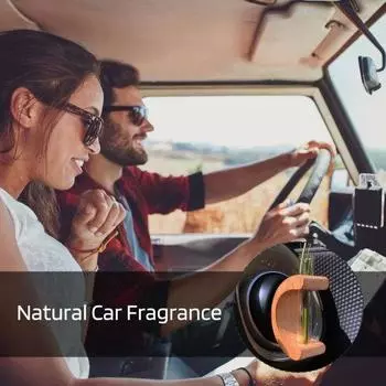 Мини-ваза для цветов с вентиляционным отверстием, автомобильный воздушный гладкий орнамент, легкая установка без заусенцев с краями, автомобиль темно-коричневого