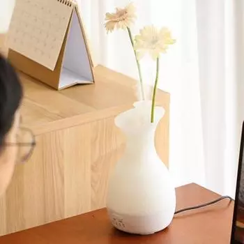 Мини-ваза, увлажнитель для ароматерапии с расслабляющим нежным прохладным туманом, автоматический распылитель аромата, расширитель аромата, диффузор эфирного масла, светодиодный ночной светильник