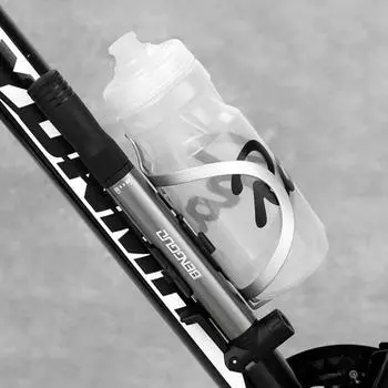 Мини-велосипедный насос с 4 битами из алюминиевого сплава, съемный трещоточный ключ, 80PSI, портативный дорожный горный велосипедный насос для накачки шин BMX чёрный