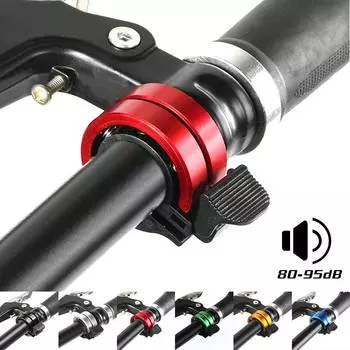 Мини-велосипедный звонок, громкий звонок на руль, дорожный и горный велосипедный звонок для взрослых и детей чёрный