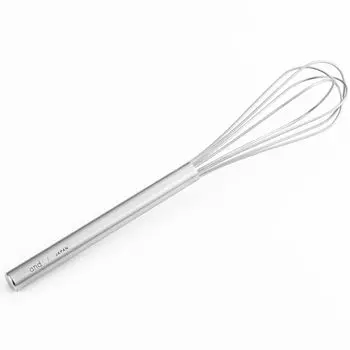 Мини-венчик Yoshikawa из нержавеющей стали, общая длина 19 см, тонкий, сделано в Японии, AN0218 и/или серебряный