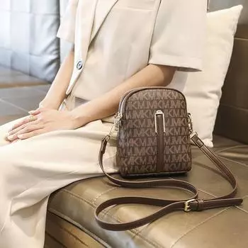 Мини вертикальная маленькая сумка для мобильного телефона для женщин с винтажным принтом маленькая квадратная сумка через плечо на одно плечо