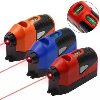 Мини вертикальный спиртовой уровень лазерный уровень LASER STRAIGHT THE Laser Guided Level Line измерительный прибор для деревообработки оранжевый