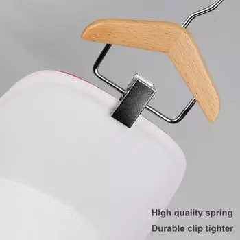 Мини-вешалка для одежды Деревянная вешалка для детской одежды премиум-класса с нескользящими зажимами Практичный крючок для одежды для домашних животных для дома