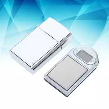 Мини-весы для ювелирных изделий PocketScale Цифровые высокоточные цифровые весы Цифровые весы для ювелирных изделий Карманная зажигалка Цифровые карманные весы