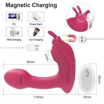 Мини-вибратор для клитора, женский с дистанционным управлением, присоска для клитора, стимулятор клитора, настоящий фаллоимитатор, вибрирующий секс-игрушки для женщин