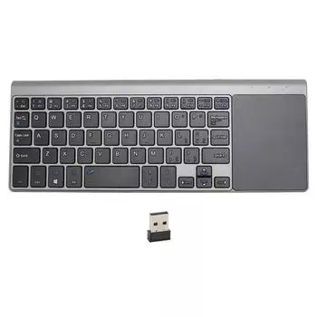 Mini Wireless Keyboard with Touchpad Super Thin Portable 2.4G Wireless Keyboard for Computer Laptop