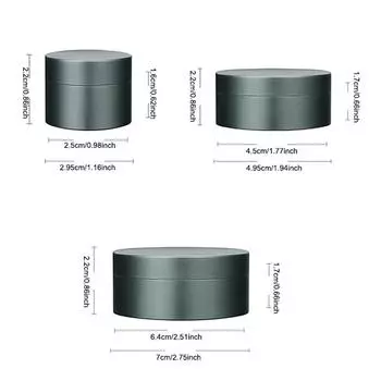 Мини-водонепроницаемая герметичная бутылка из алюминиевого сплава для выживания на открытом воздухе 2.95*2.2cm серый