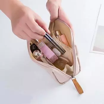 Мини водонепроницаемая женская косметичка для девочек, косметички для губной помады, женская маленькая дорожная косметичка, органайзер, чехол, набор хаки