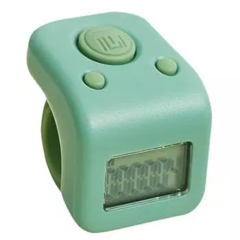 Мини водонепроницаемый счетчик спортивный счетчик точек палец индукционный секундомер точный подсчет N8R9 black-One size