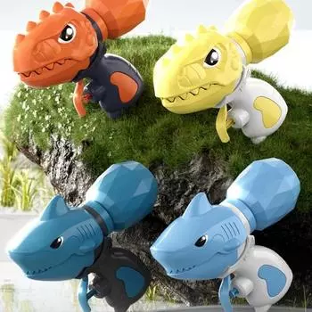 Мини-водяные пистолеты с динозавром и акулой, игрушечный водяной пистолет для бассейна, пляжа, открытый, детская игровая игрушка, водяной пистолет для мальчиков и девочек, летние игрушки