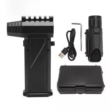 Мини-воздуходувка, электрическая, 300000 об/мин, со съемным фонариком, плавное изменение скорости, тип C