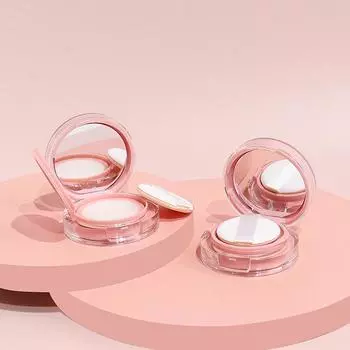 Мини-воздушная подушка для поделок, пустая шкатулка для пуховки с зеркалом, контейнер для косметики Bb Cream со спонжем, футляр для макияжа, уход за кожей onesize
