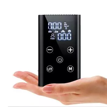 Мини-воздушный насос 150 фунтов на кв. дюйм Беспроводной воздушный электрический насос для накачивания шин Автомобильный Велосипедный Перезаряжаемый 22 цилиндра