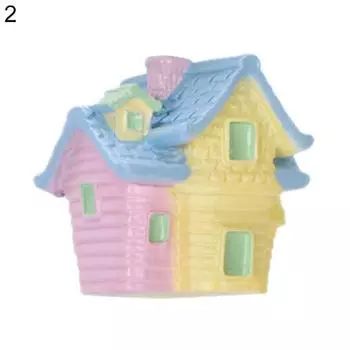 Мини-воздушный шар, летающий домашний орнамент, дом, многоэтажное здание, ландшафтный декор 5