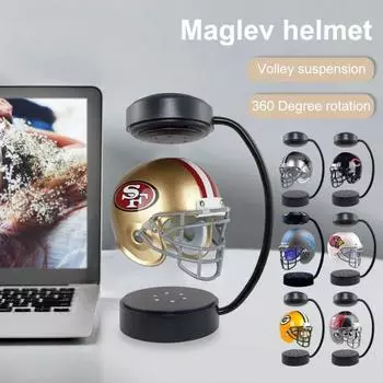 Мини-вращающаяся левитирующая стойка для шлема, простая в использовании магнитная левитирующая подставка для украшения рабочего стола G