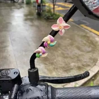 Мини вращающийся электрический скутер, аксессуары для мотоциклов и велосипедов, серия исцеления, милый