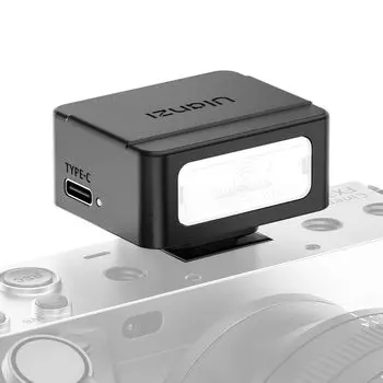 Мини-вспышка Ulanzi SL01 Мини-вспышка Speedlite Ручная вспышка Speedlite с креплением на горячий башмак с одним контактом Цветовая температура 6500K 4 уровня мощности Компактный