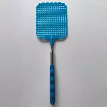 Мини-выдвижная мухобойка из нержавеющей стали Прочная выдвижная мухобойка синий