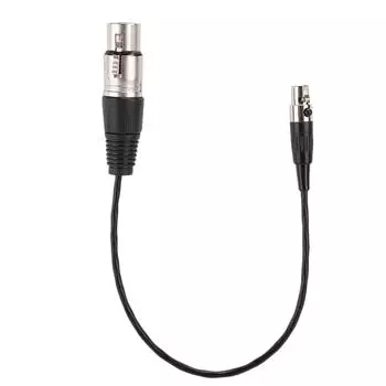 Mini XLR 3pin Female to XLR 3pin Female Audio Cable для камерSLRs Standard Microphone Connection