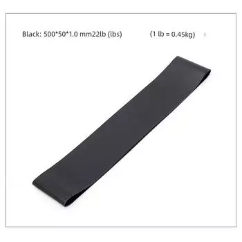 Mini Yoga Tension Band Fitness Resistance Band Squat Resistance Band Buttock Lifting Circle Fitness Elastic Ring Squat Resistance Band Black