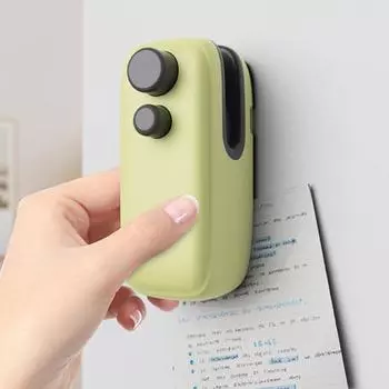 Мини-запайщик и резак Yousheng, USB-перезаряжаемый термосварочный инструмент для закусок, овощей, портативный ручной запайщик пищевых продуктов зелёный