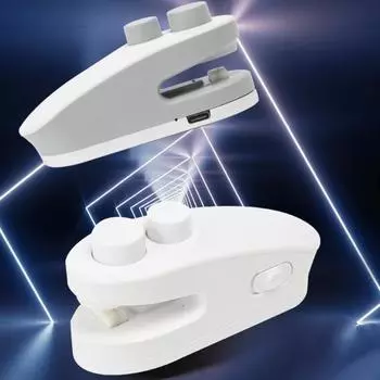 Мини-запайщик пакетов Yousheng 2 в 1, USB-запайщик чипсов, портативный ручной вакуумный упаковщик пищевых продуктов для закусок, чипсов, салатов серый/белый