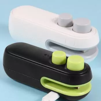 Мини-запайщик пакетов, запайщик пакетов с чипом, с резаком и магнитом, ручной термосварщик, портативная мини-запайочная машина, USB аккумуляторная сумка темно-зеленого