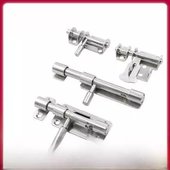 Мини-защелка из нержавеющей стали для левых/правых деревянных дверей, противоугонная конструкция