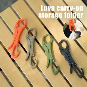 Мини-зажим для перчаток для улицы, прочный, без помощи рук, портативный, многофункциональный зажим для рыбы, походные инструменты, вешалка для рабочих перчаток, держатель для захвата армия зеленый