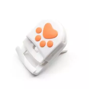 Мини-зажим для ресниц, милый белый медвежий коготь, щипцы для завивки ресниц, портативный, простой в использовании для новичков белый