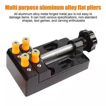 Мини-зажим, плоский стол, тиски, регулируемая дрель, сверлильный пресс, тиски, инструмент, часы, ювелирные изделия из ореха B1B7 multi-color-one-size