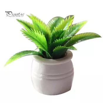 Мини-зеленое растение, дерево, кукольный домик в горшке, миниатюрная мебель, домашний декор, детская игрушка