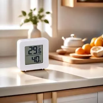 Мини ЖК-гигрометр термометр для дома новый цифровой измеритель температуры и влажности цифровой дисплей настенный датчик белый