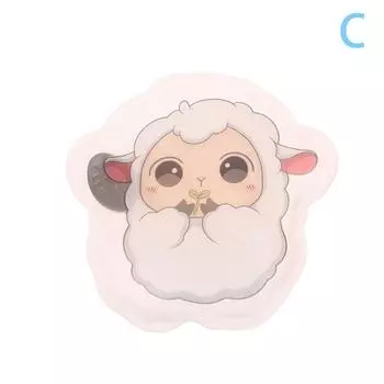 Мини-зимняя грелка для рук, мгновенный согревающий комплект, многоразовая грелка для рук с милым мультяшным рисунком, теплая и быстро нагревающаяся, подарок C