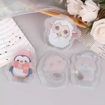 Мини-зимняя грелка для рук, мгновенный согревающий комплект, многоразовая грелка для рук с милым мультяшным рисунком, теплая и быстро нагревающаяся, подарок B