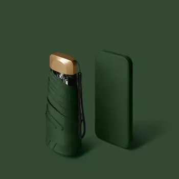 Мини-зонт от солнца, небольшой карманный зонт от дождя, виниловый складной зонт, защита от ультрафиолета и ультрафиолета, солнцезащитный козырек, карманный зонтик, капсула