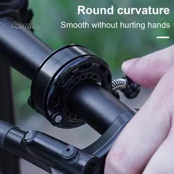 Мини-звонок для велосипеда 110 дБ громкий звук легкий алюминиевый сплав MTB шоссейный горный складной велосипедный руль сигнальный звонок аксессуары для велосипеда розовый