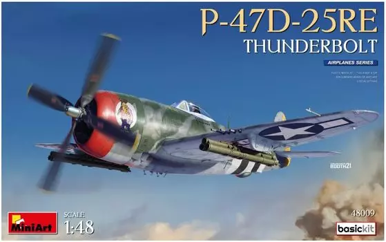 Miniart American Thunderbolt Plastic Model MA48009 1/48 P-47D-25RE