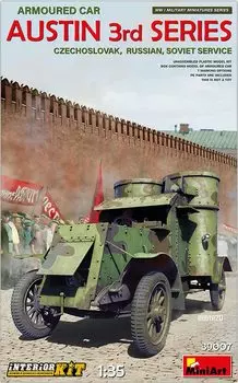 Miniart Austin Armored Car Type 3 Полная внутренняя репродукция пластиковая модель MA39007 1/35 Чехословакия/Россия/СССР