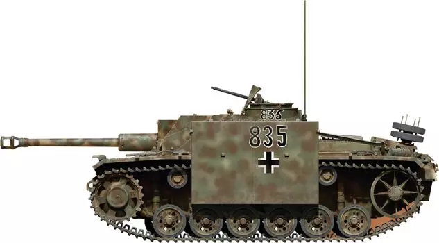 Miniart German Assault Gun 3 1943 Пластиковая модель MA72107 1/72 Нет. Май/Июнь