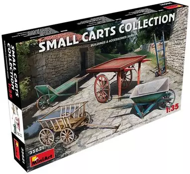 Miniart Hand Cart 5 Types Set Пластиковая модель MA35621 1/35